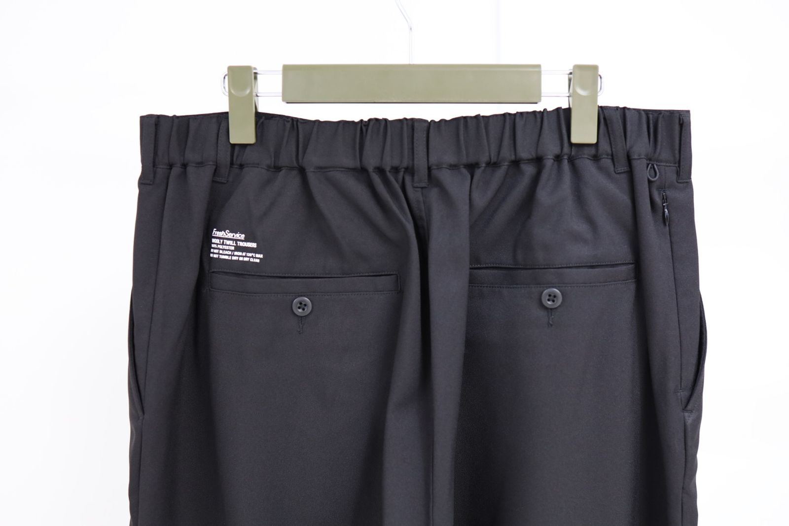 フレッシュサービス WOOLY TWILL TROUSERS(FSC263-40084)BLACK☆9月12日(土)発売！