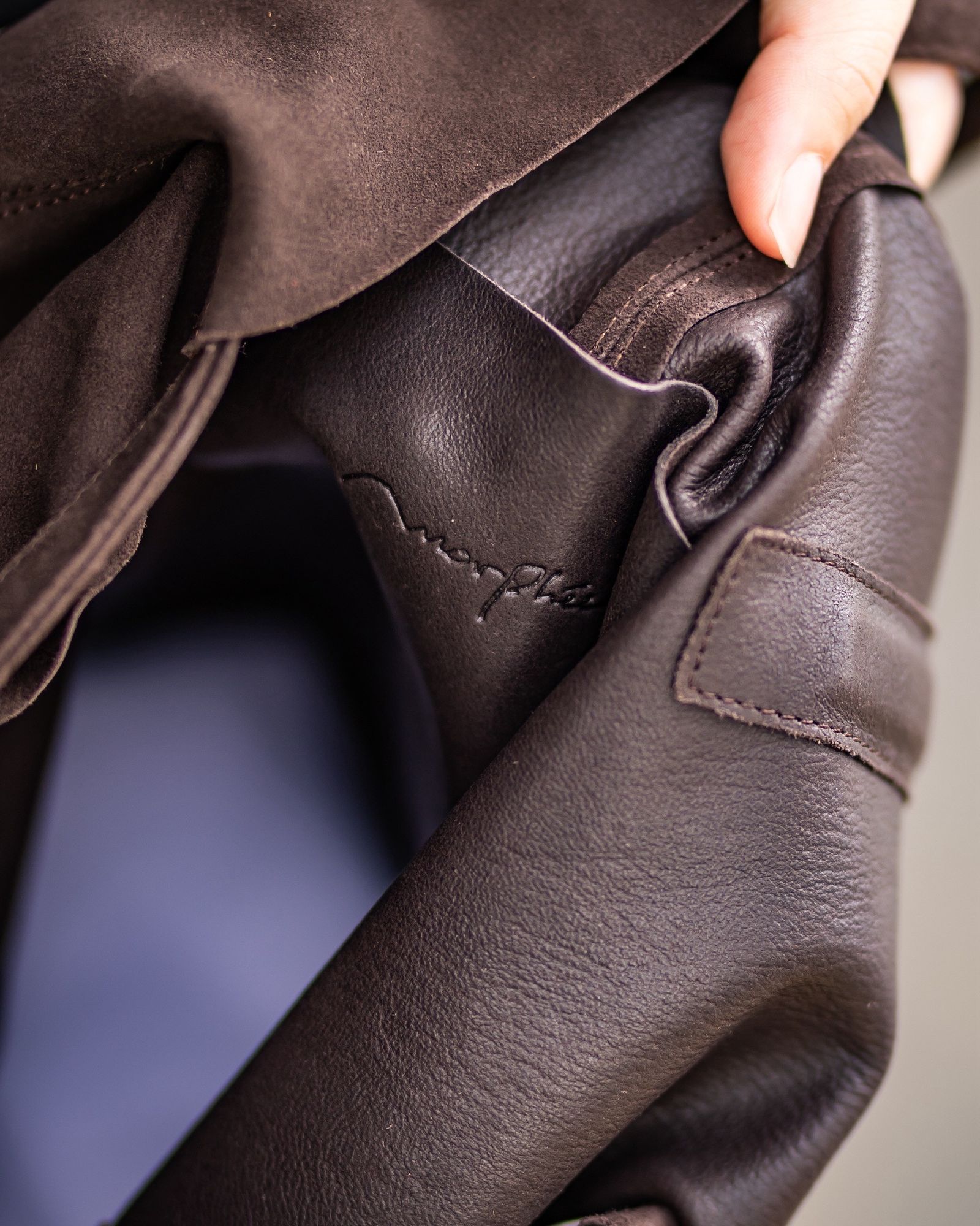 Morphee / モルフェトートバッグ 3WAY MIDIUM TOTE(SHORT)SUEDE [D CHOCO]☆新作発売！