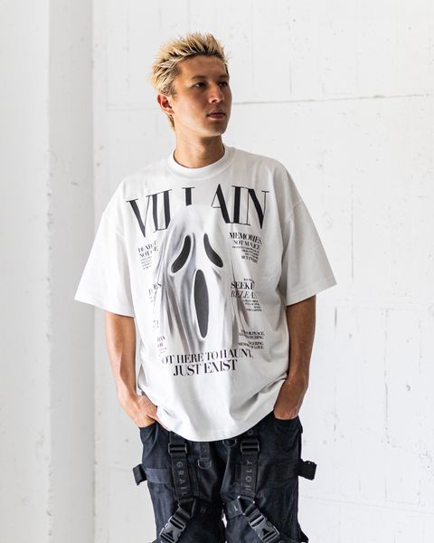 doublet 25AW VILLAIN COVER PRINT T-SHIRT (25AW48CS411)WHITE