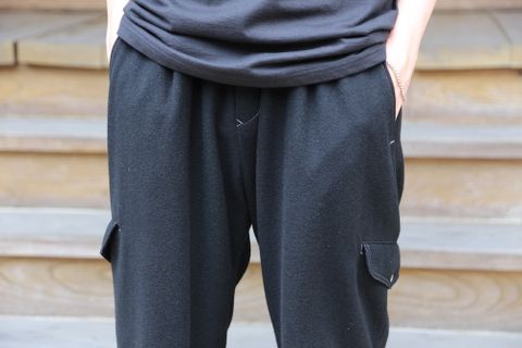 yohji yamamoto Y-ホック付きPフラノ PANTS(HX-P32-118) style.2021.7.11