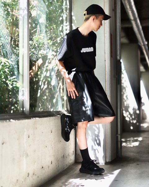 JUNYA WATANABE MAN 23AW 新作フェイクレザーショーツスタイル