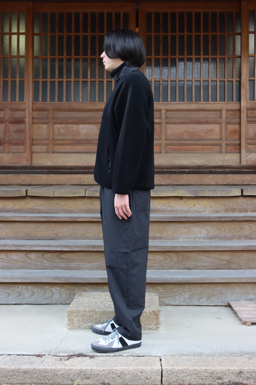 Graphpaper Wool Boa Zip-Up Blouson(GU213-70206B) style.2021.11.21