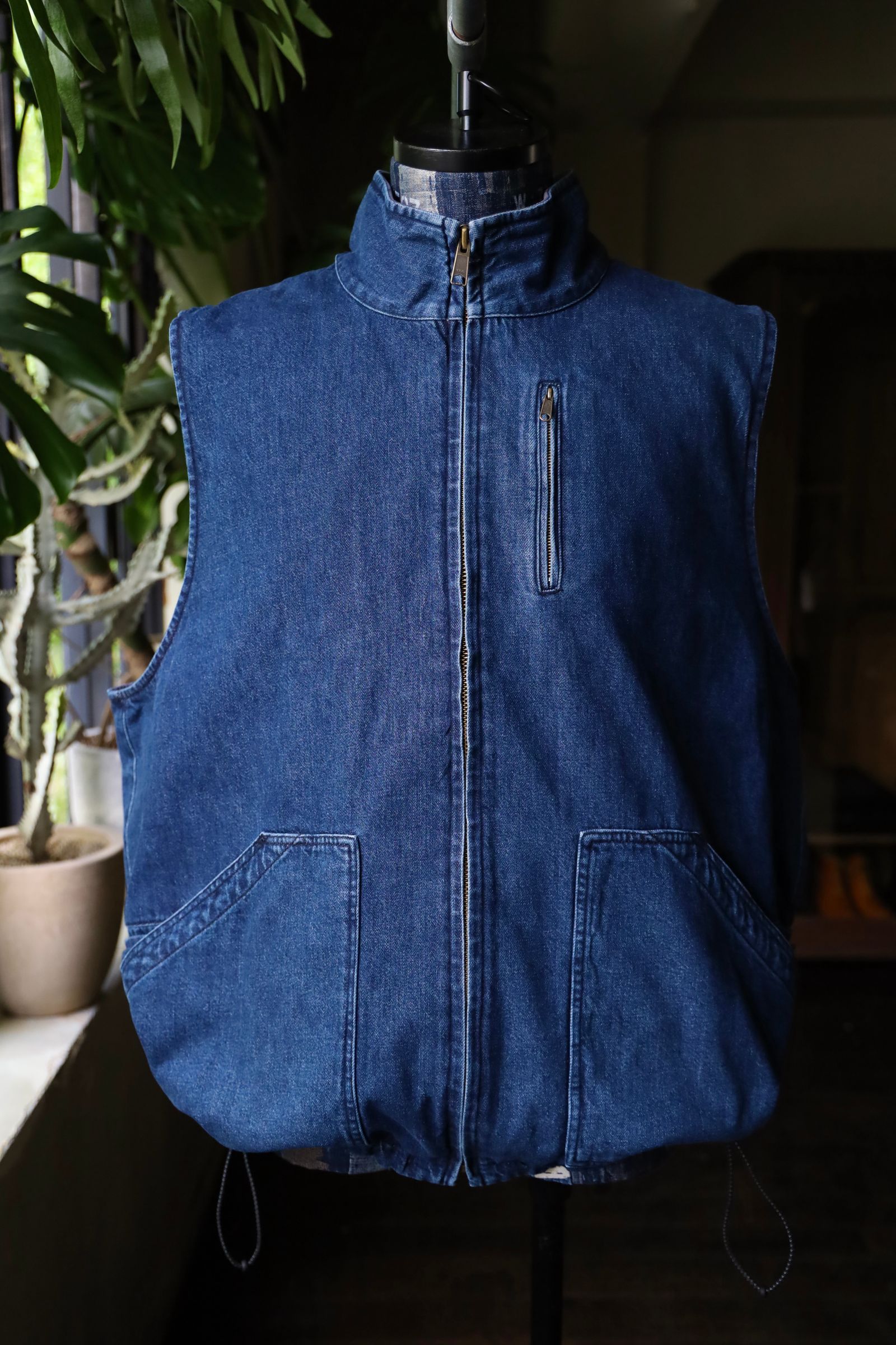S.F.C 24FW エスエフシー  WORKER DENIM VEST(SFCFW24J10)Indigo☆9月21日(土)発売！