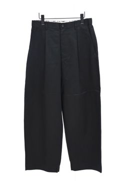 グラフペーパー Westpoint Chino Wide Tapered Trousers(GM263-40166B)BLACK☆8月15日(土)発売！