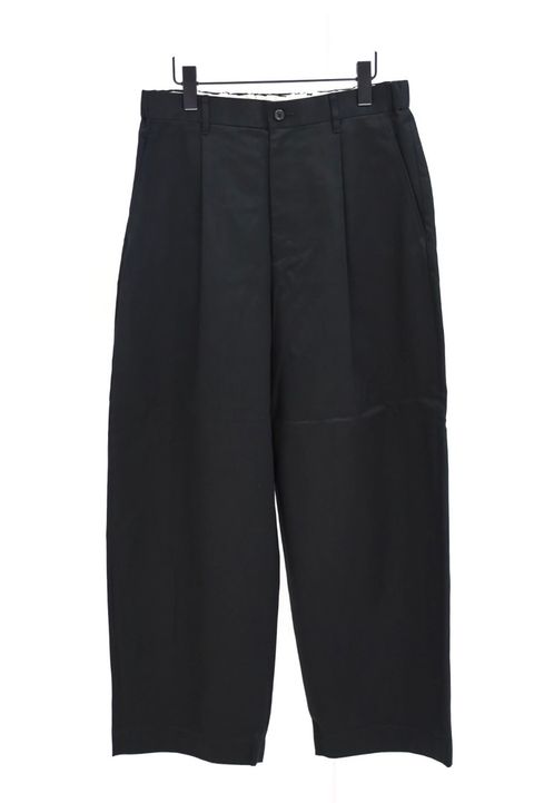 グラフペーパー Westpoint Chino Wide Tapered Trousers(GM263-40166B)BLACK☆8月15日(土)発売！