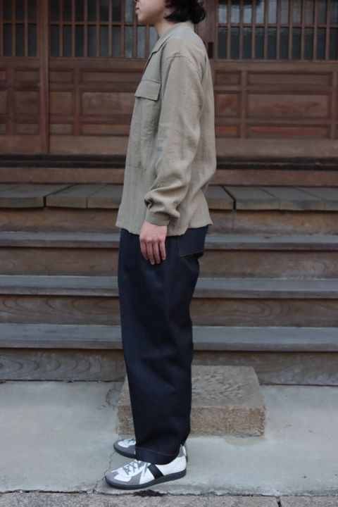 SEEALL ZIP PULLOVER JACKET,DOUBLE WAIST BELT PANTS set up style. 2022.03.17.