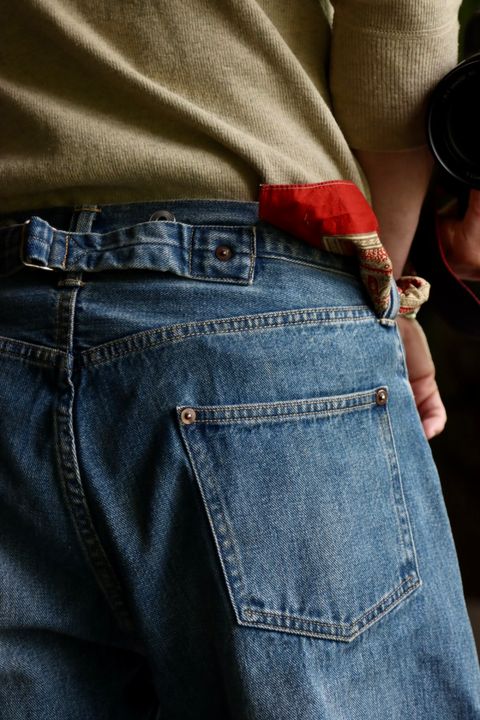 A.PRESSE No.2 Washed Denim Pantsスタイル32