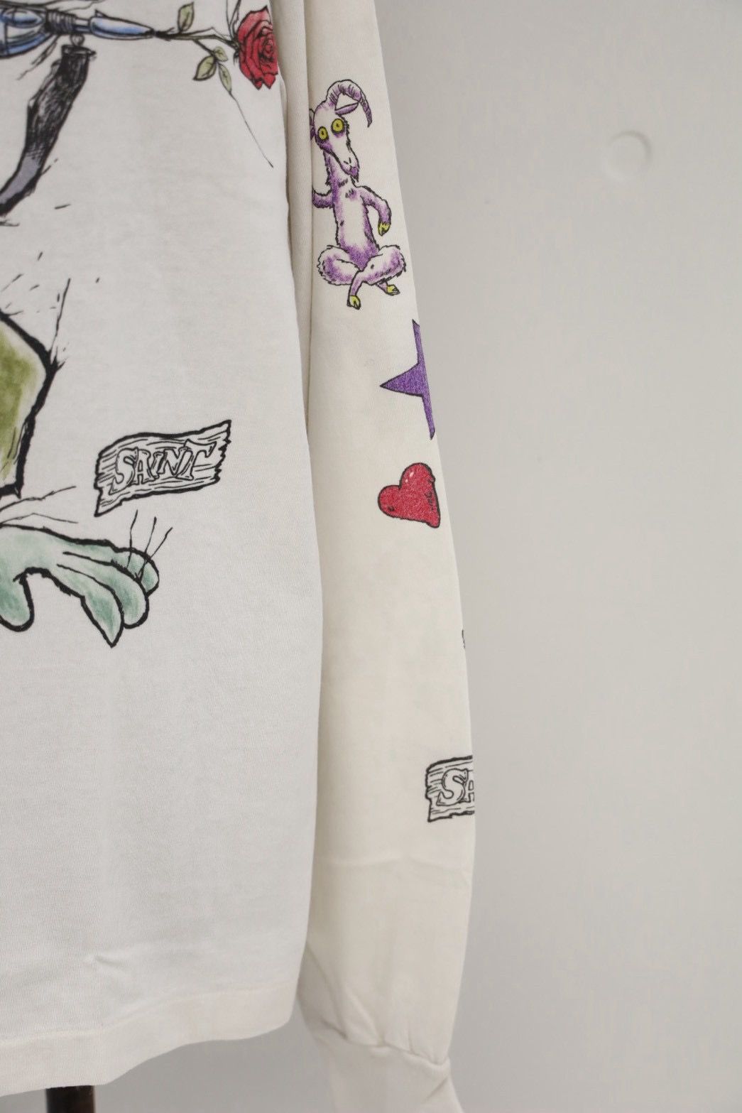 セントマイケル 26AW RUNNING BAPE_LS T-SHIRT (SM-MK1-0000-C38) WHITE☆9月19日(土)発売！