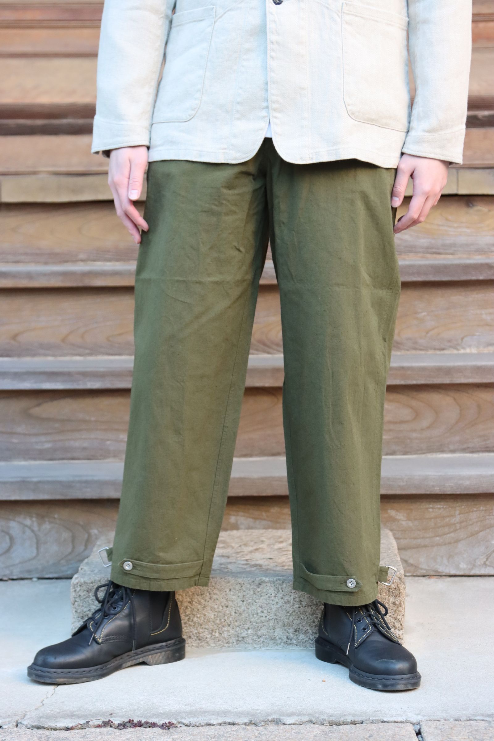 Ets.MATERIAUX 22SS French work jacket"OFF WHITE"style