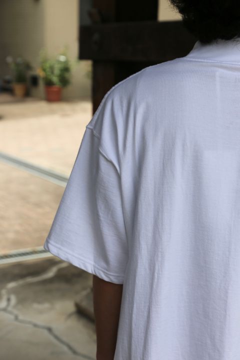 Graphpaper S/S Mock Neck Tee(GU212-70056B) style. 2021.06.07.