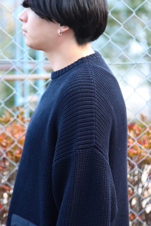 FreshService CREW NECK COMBAT KNIT style.2022.11.08.