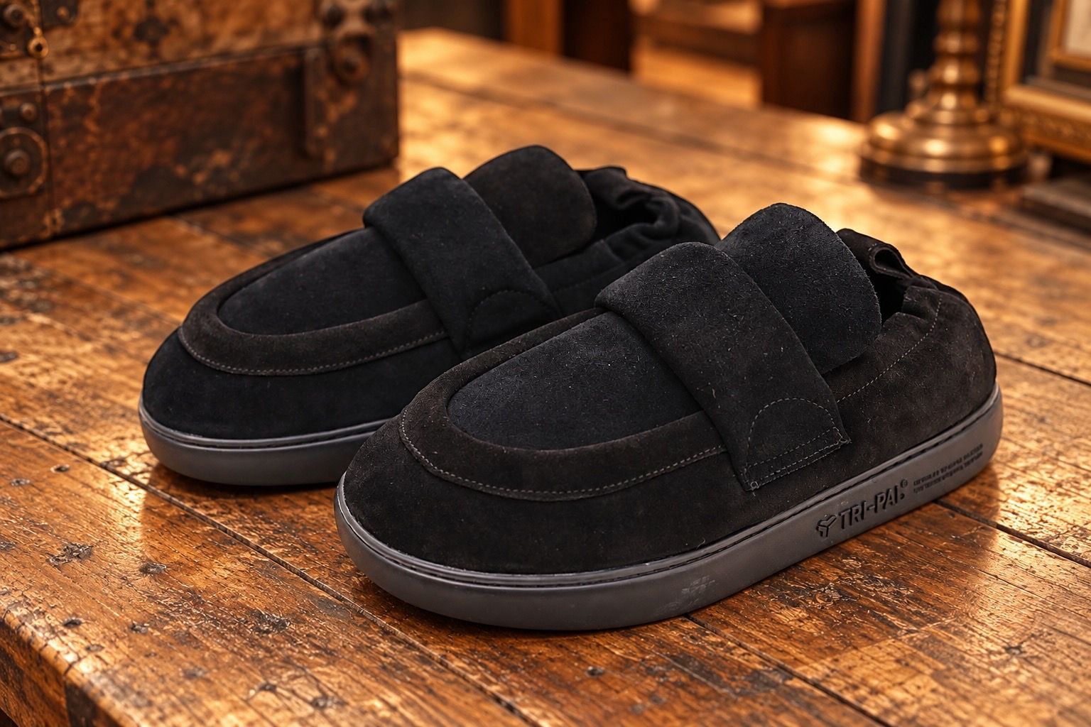 グラフペーパー foot the coacher for GP SUEDE SOFT-PAD LOAFER(GM263-90699)BLACK☆10月10日(土)発売！