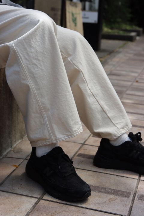 Ets.Materiaux Band Collar Short Sleeve Shirt style.2022.4.9.