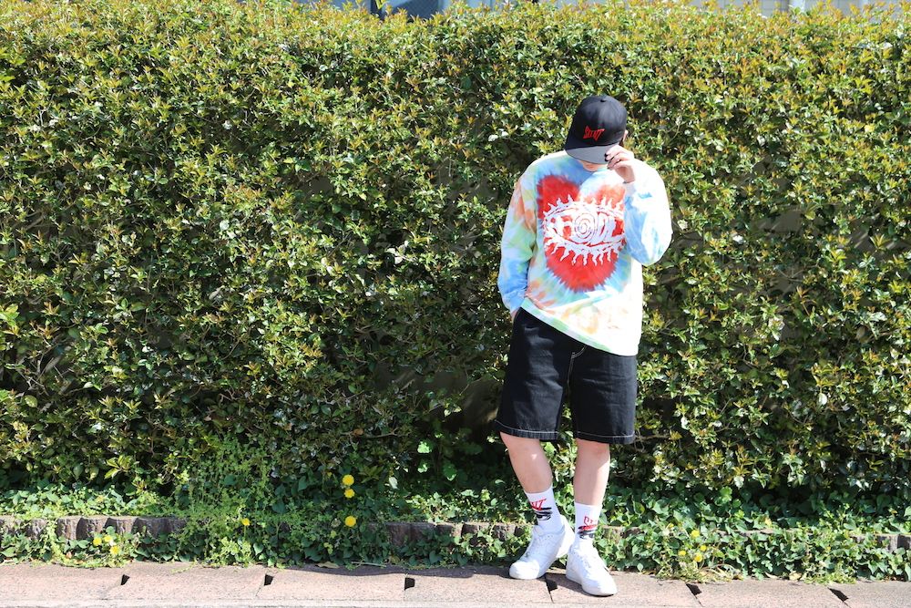 ©︎SAINT M×××××× TIE DYE LONG SLEEVE(SM-S21-0000-010)style.2021.4.9. ※4月10日AM10:00発売