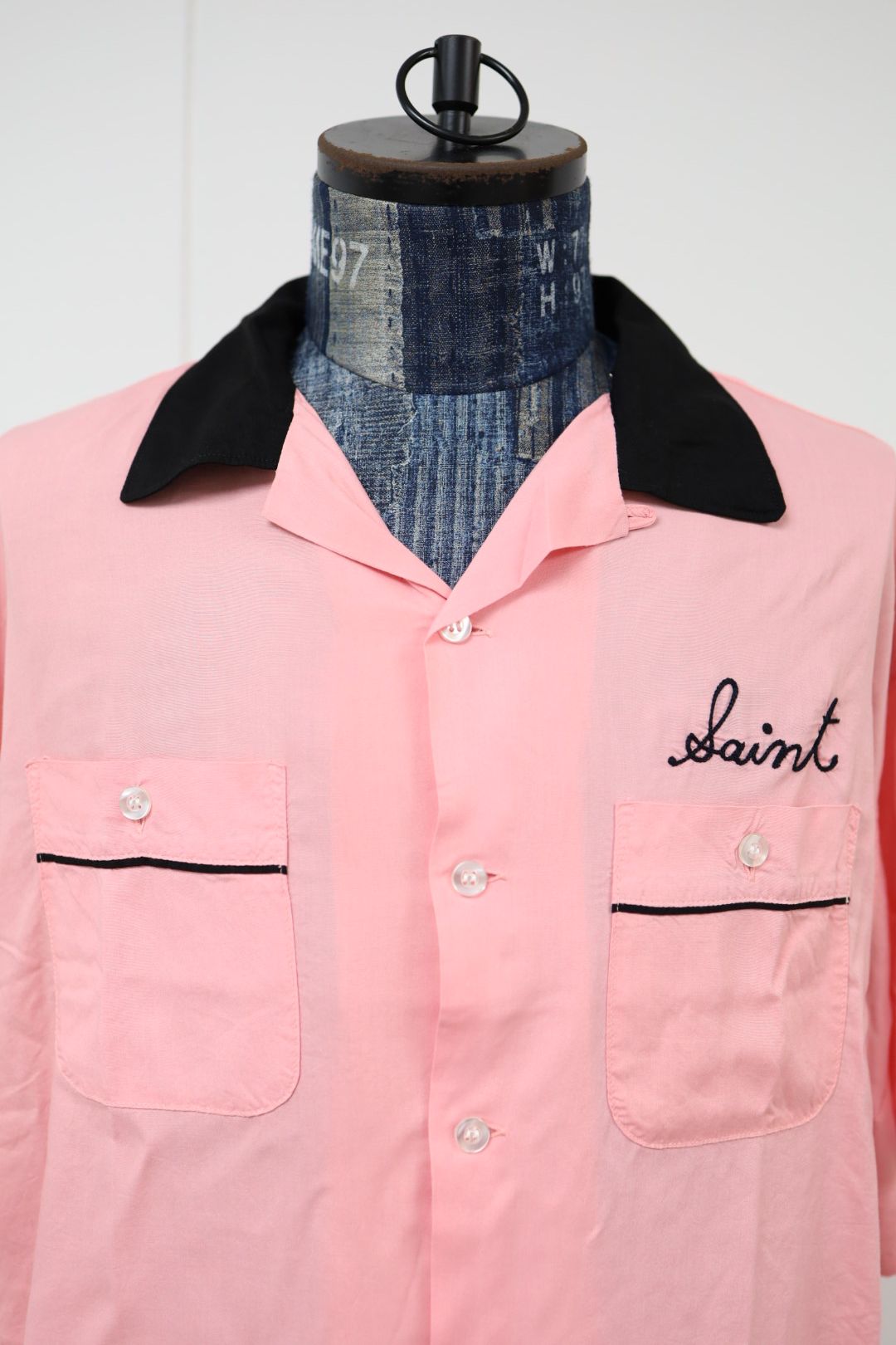 セントマイケル 26SS BOWLING SHIRT(SM-MK8-0000-036)PINK☆4月29日(水)新作発売！