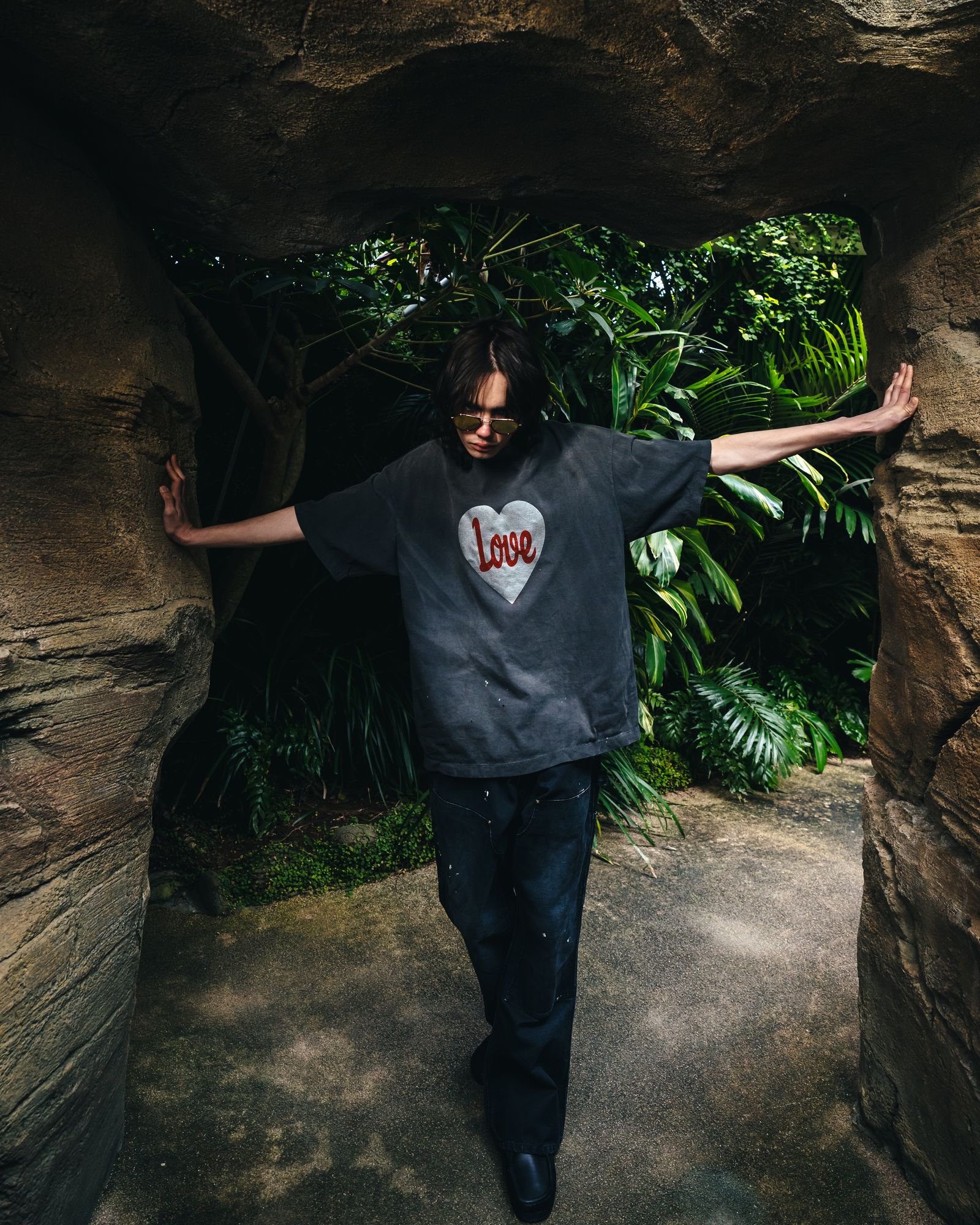 SAINT M×××××× - セントマイケル Tシャツ HEART LOVE SS TEE(SM