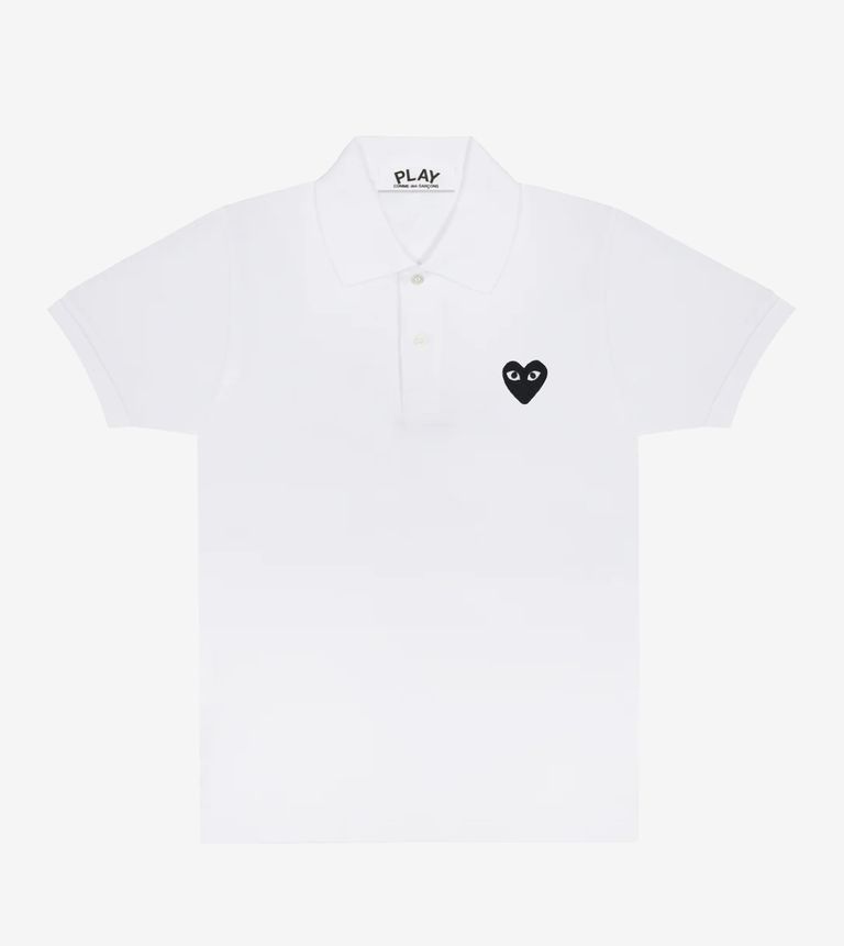 PLAY COMME des GARÇONS: T-SHIRT (WHITE) | DSMG E-SHOP