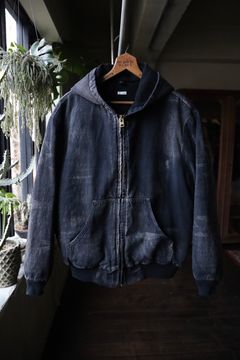 アプレッセ Silk Linen Hooded Parka(25SAP-01-14H)BLACK☆1月26日再入荷！