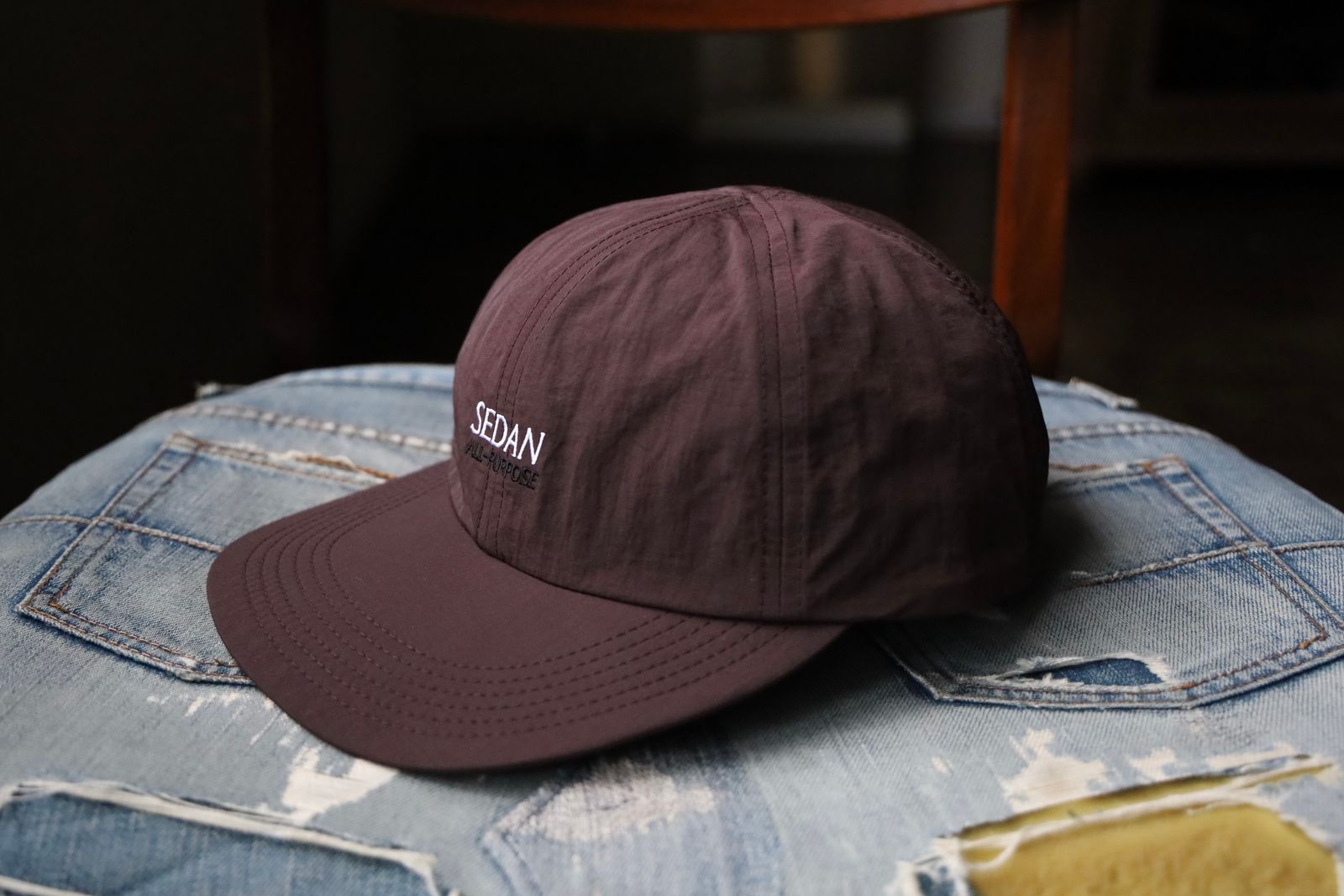セダンオールパーパス SS25 Tech Logo Camp Cap(SD25S-CP01)Dark Brown☆4月19日(土)発売