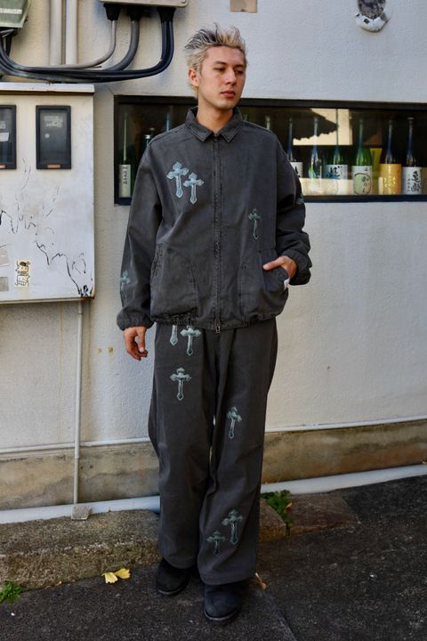 TALKING ABOUT THE ABSTRACTION CROSS JACKET MARKスタイル