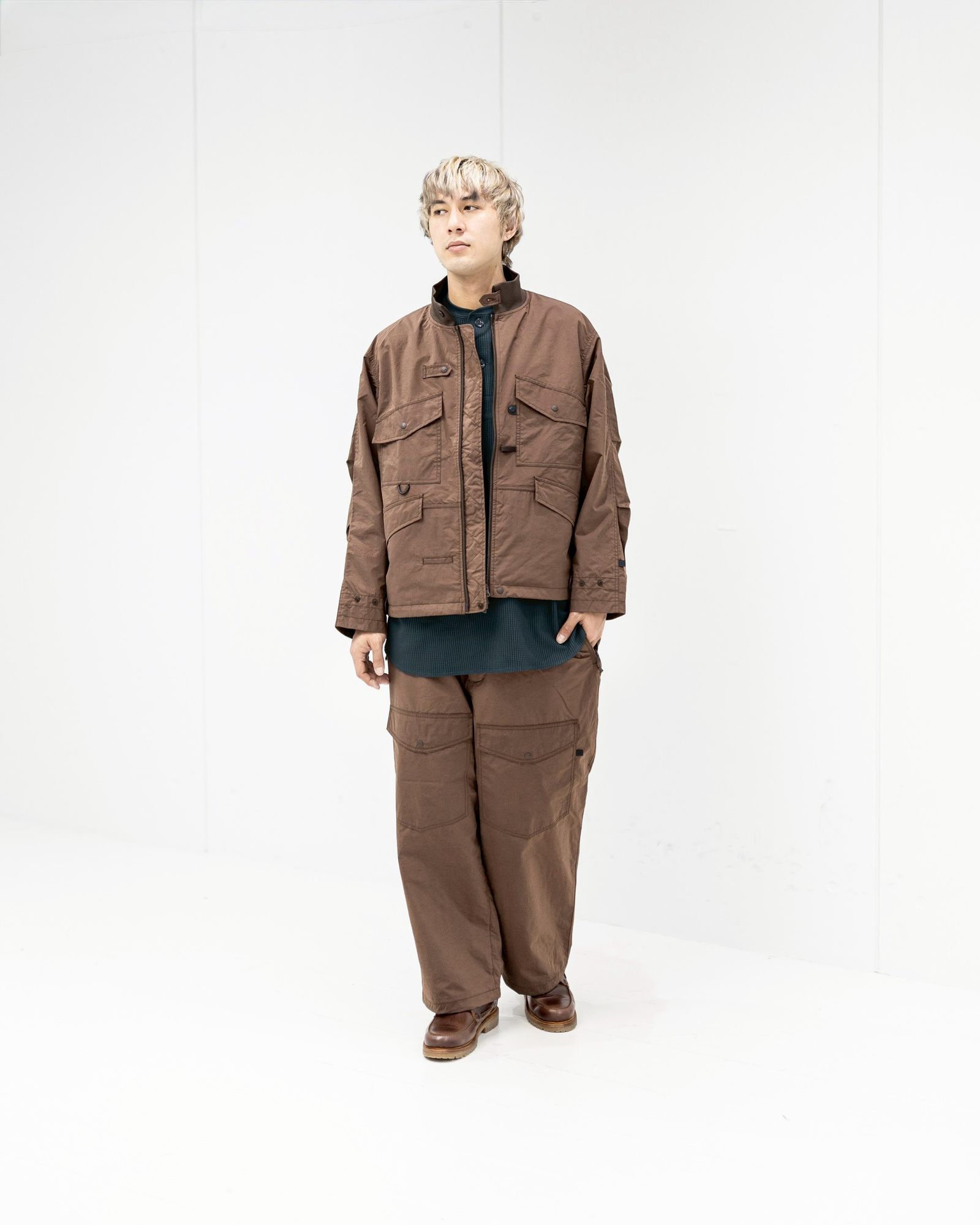 DAIWA PIER39(ダイワピア39) TECH MIL MECHANICS JACKET(BJ-20026)BROWN GRAY☆2月21日(土)発売！