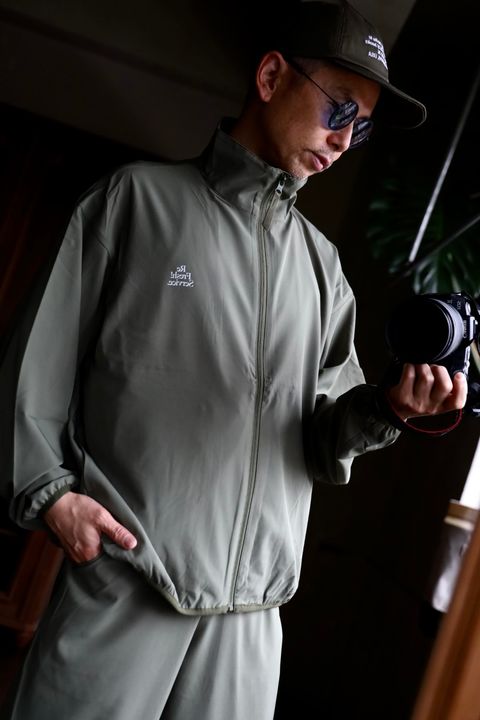 ReFresh!Service. “UTILITY PACKABLE SUIT”(KHAKI)スタイル