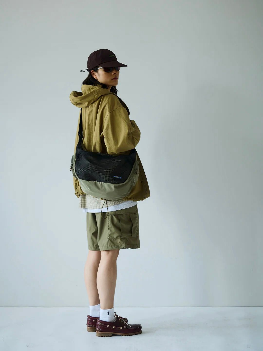 セダンオールパーパス SS24 Mesh Shoulder Bag (SD24S-BG02)Wolf Gray☆2月23日(金)発売！！