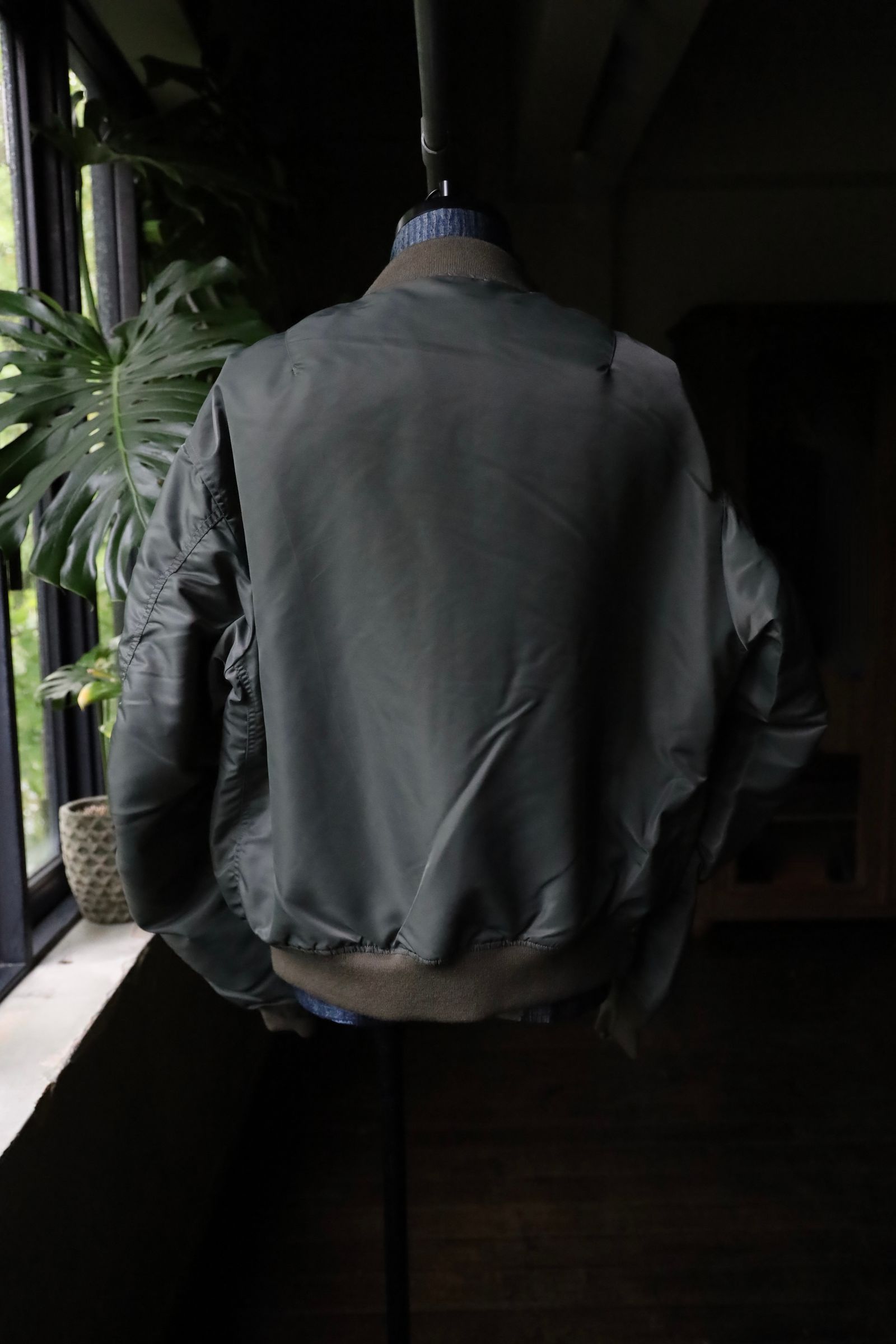 セダンオールパーパス FW24 Reversible CORDURA Flight Jacket(SD24F-JK05) Sage Green × Orange