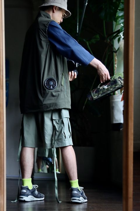FreshService MICRO TYPEWRITER CARGO SHORTSスタイル