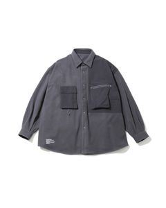 フレッシュサービス SYNTHETIC FLEECE SHIRT(FSC243-30094)GRAY