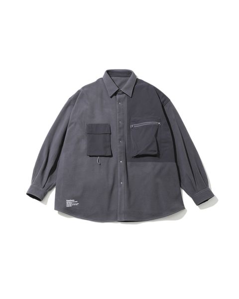 フレッシュサービス SYNTHETIC FLEECE SHIRT(FSC243-30094)GRAY