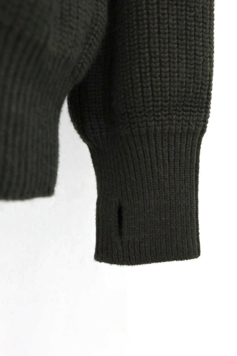 マーカウェア 26AW RIBBED POLO COLLAR JUMPER(A26C24SW02C)DARK OLIVE☆新作発売！