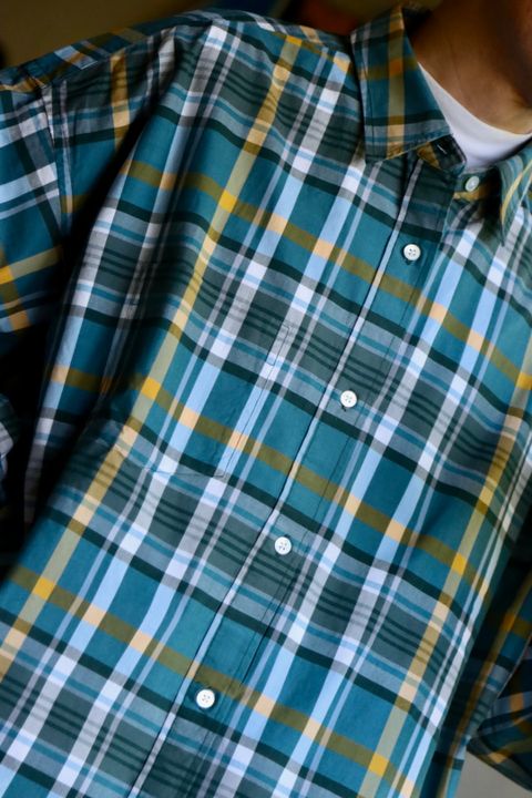 FreshService CORPORATE CHECK REGULAR COLLAR SHIRTスタイル.2022.11.2.