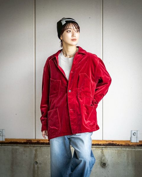 blurhms  Velvet Work Jacket STYLE.2025.09.17