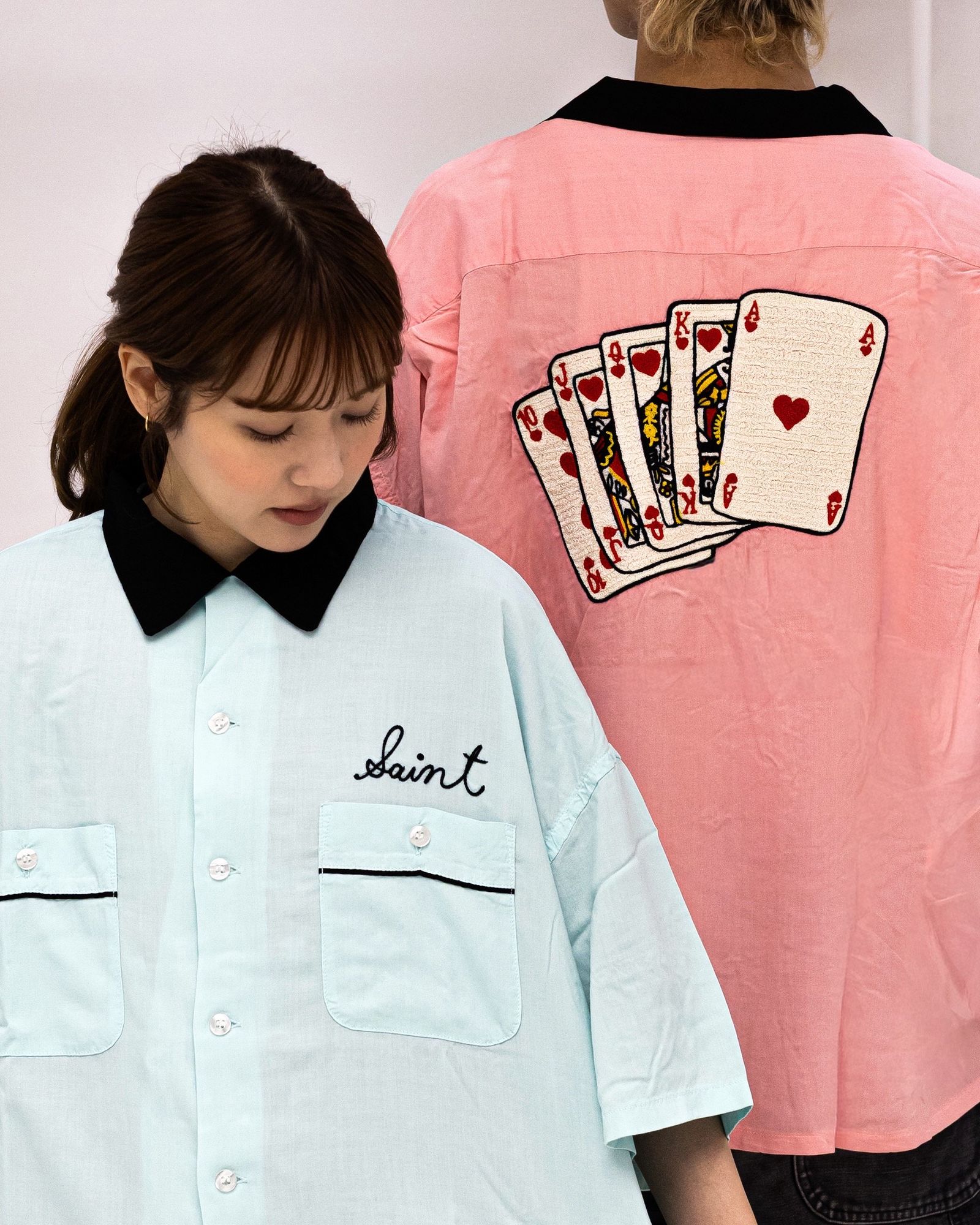 セントマイケル 26SS BOWLING SHIRT(SM-MK8-0000-037)SKY BLUE