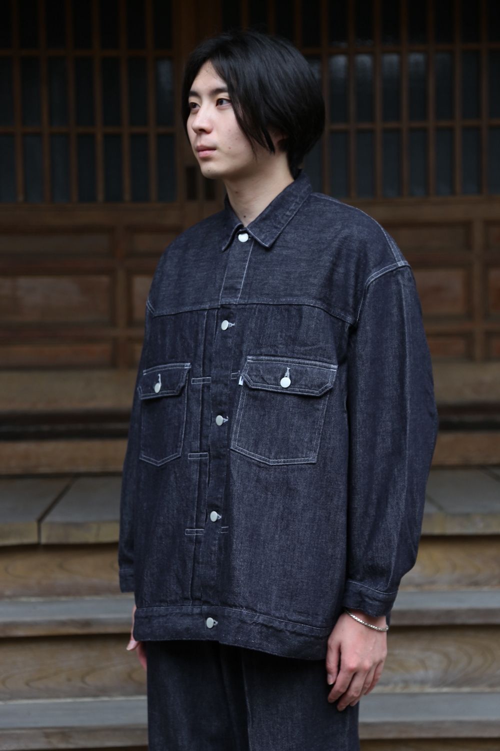 ホワイトブラウン ○Graphpaper/ COLORFAST DENIM JACKET - 通販