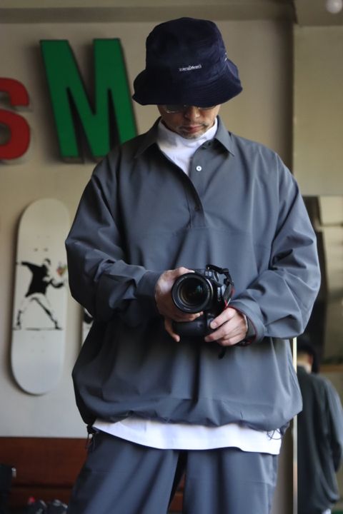 FreshService WOOLY CLOTH ANORAK SHIRTスタイル.2022.10.30.