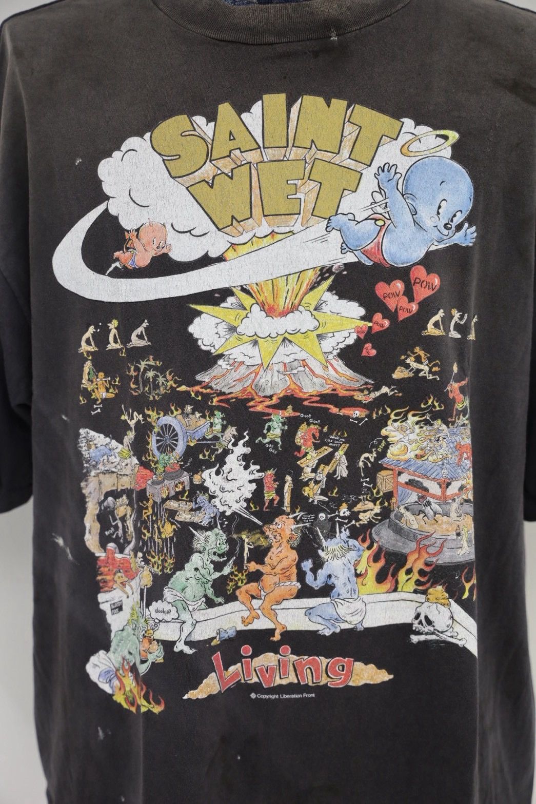 セントマイケル 26AW LIVING_SS T-SHIRT(SM-MK1-0000-008) BLACK☆9月19日(土)発売！