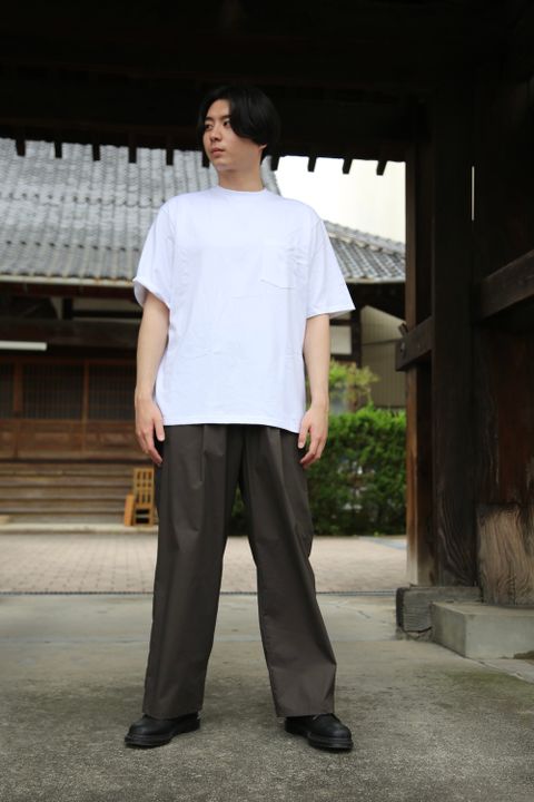Graphpaper 2-Pack S/S Pocket Tee style.2021.5.15.