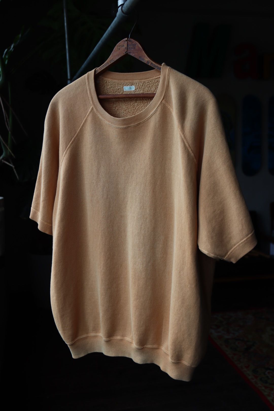 アプレッセ23SS S/S Vintage Sweatshirt(23SAP-05-05K)YELLOW