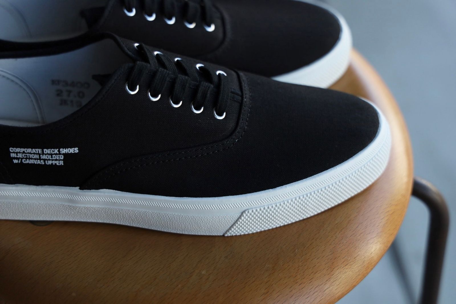 フレッシュサービス CORPORATE DECK SHOES (FSP253-90002B)BLACK☆9月6日(土)発売！