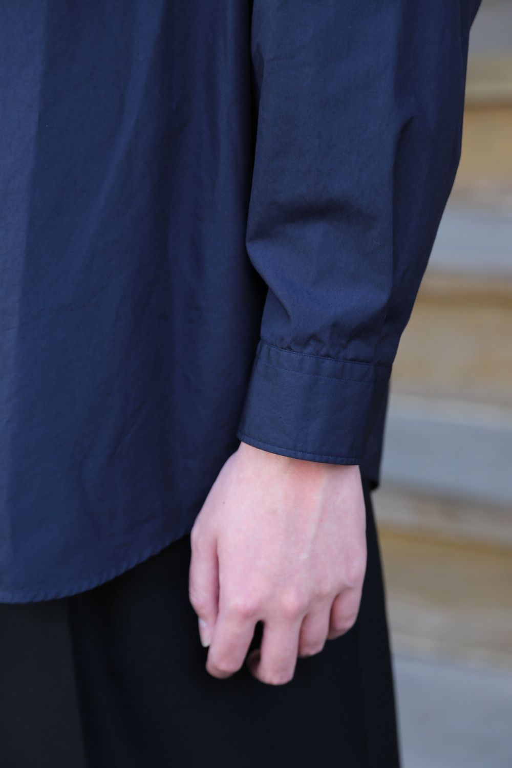 Gpaphpaper Broad L/S Oversized Regular Collar Shirt(GM212-50110B) style.2021.5.23.