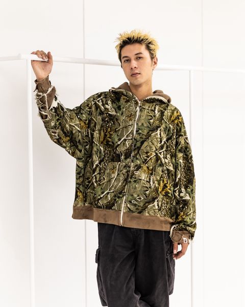 セントマイケル BAPE_ZIP HOODIE/SAHARK/CAMO(SM-HR1-0000-C38)☆10月25日(土)発売！