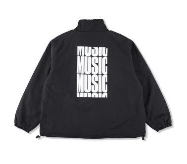 イズネスミュージック 25AW DELAY REVERSIBLE FLEECE JACKET (IMP6_22_MUSIC DELAYJK01)BLACK☆新作発売！