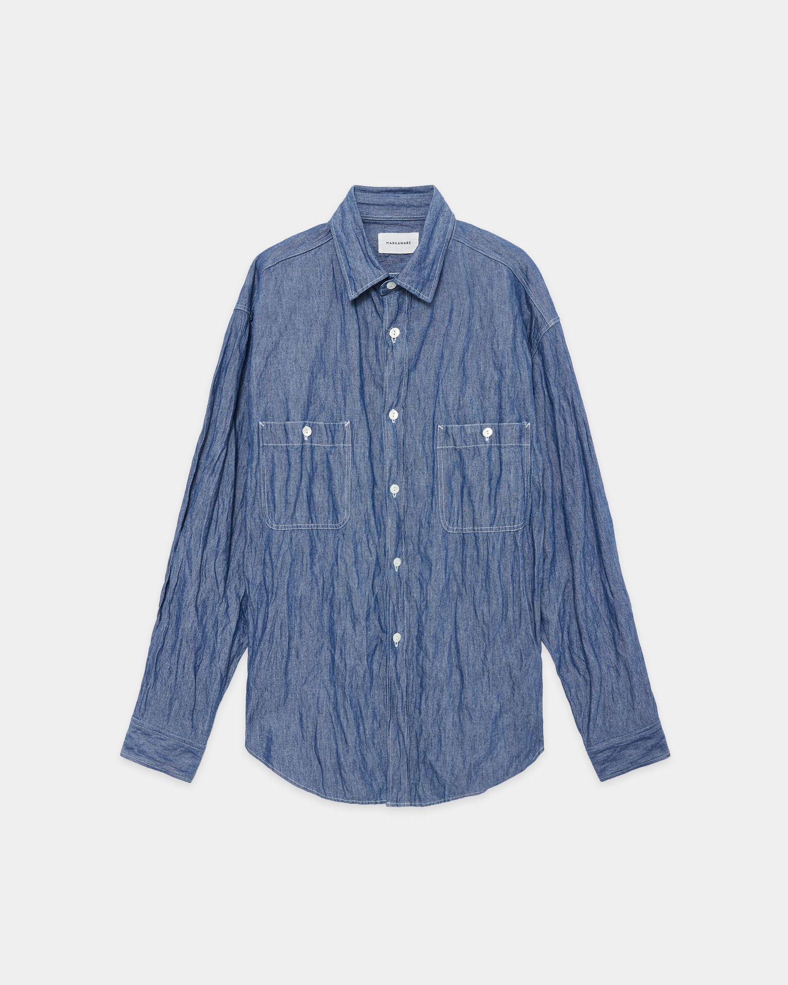 マーカウェア 26AW TWO POCKET WORK SHIRT(A26C09SH01C)INDIGO☆新作発売！