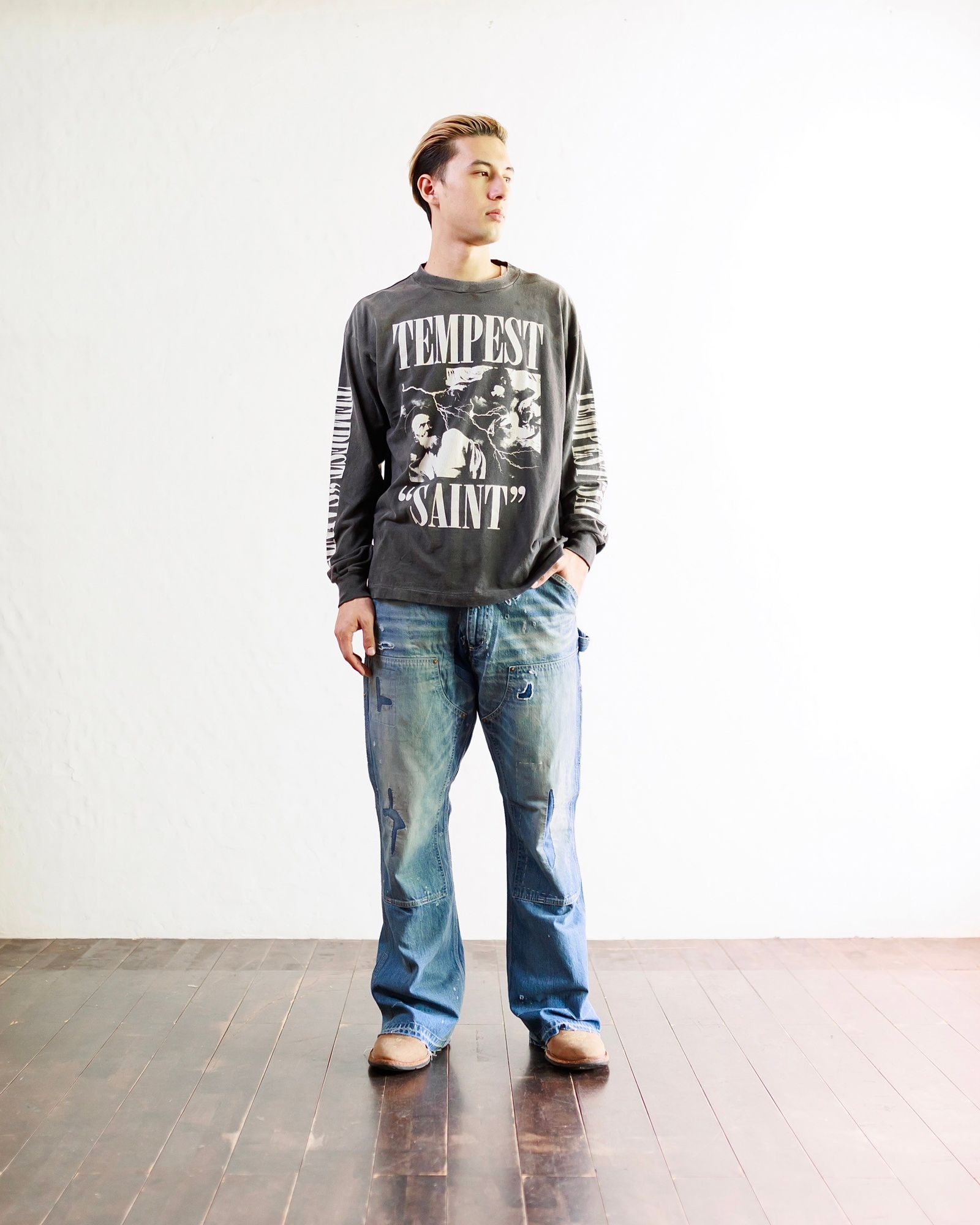 セントマイケル24AW TEMPEST LS TEE(SM-YS1-0000-011)BLACK☆10月26日(土)10:00発売！