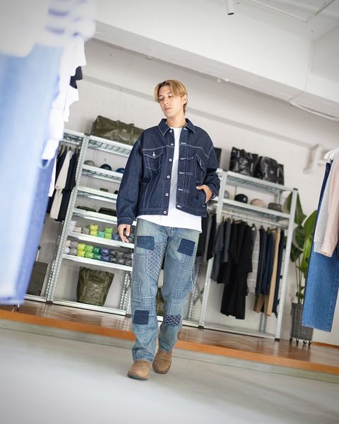 FDMTL DENIM JACKET RINSE スタイル