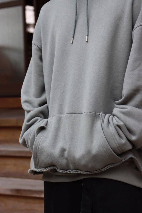 YOKE RESIZED WIDE HOODIE(YK21AW0278CS) style.2021.09.13