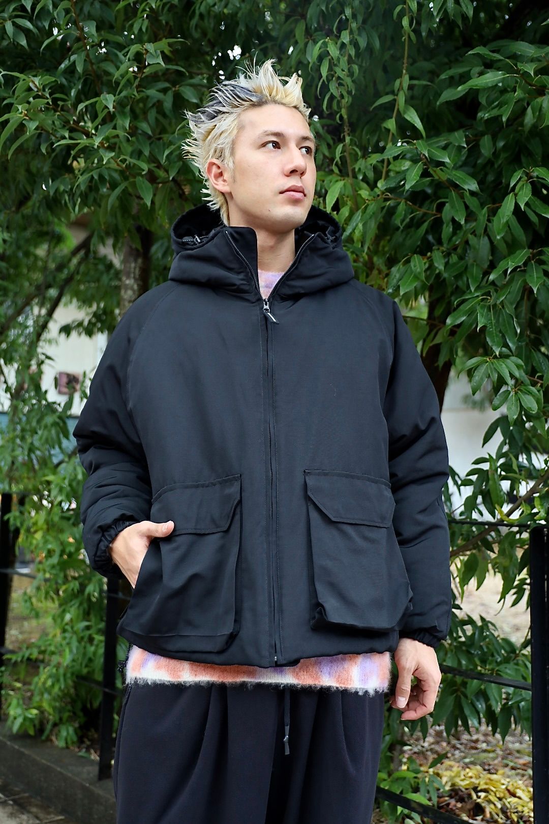 S.F.C 25FW エスエフシー VENTILATION PUFF JACKET(SFCFW25J02)Black