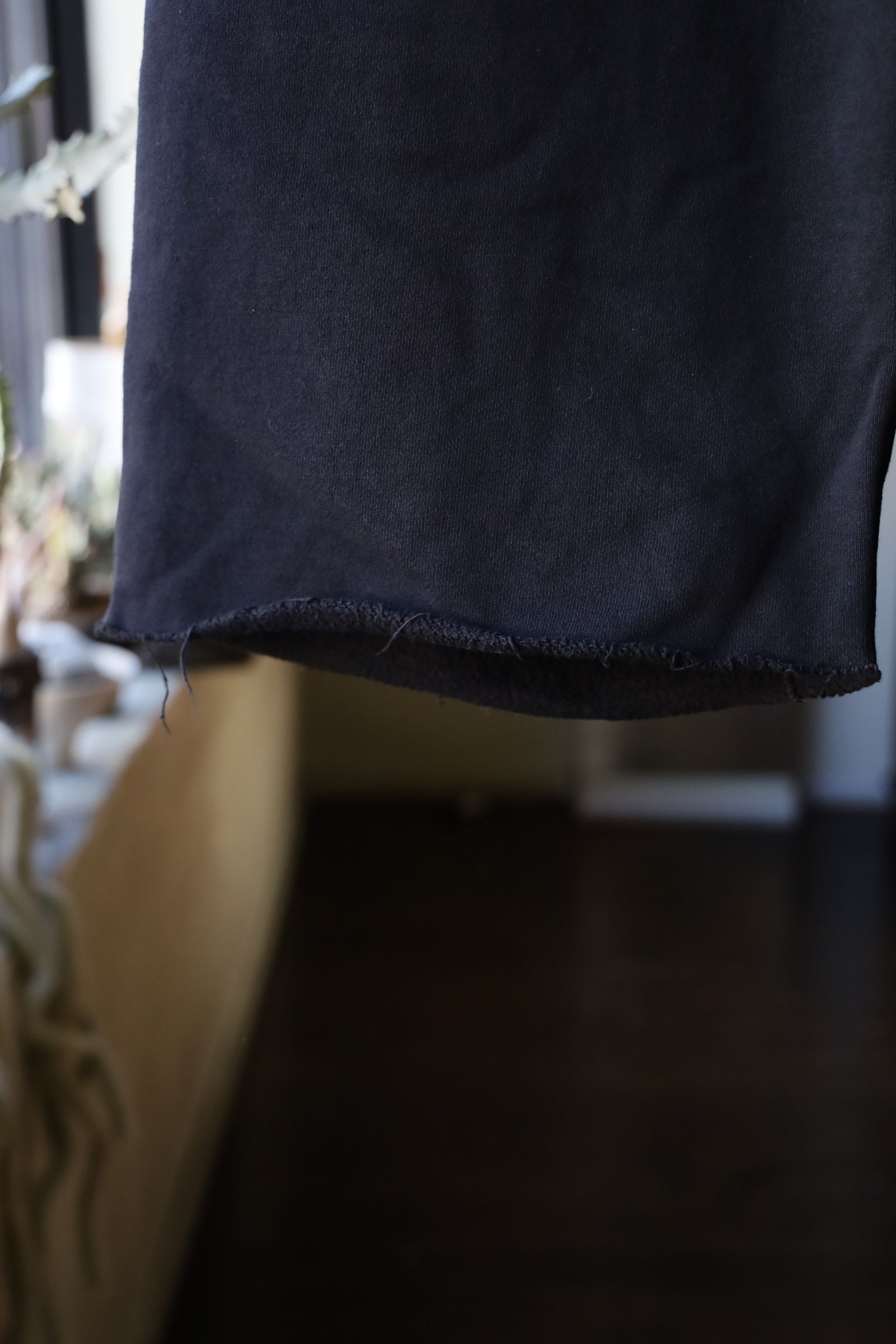セントマイケル25SS スウェットショーツRIBON SAINT SWEAT SHORTS(SM-HR8-0000-059)BLACK